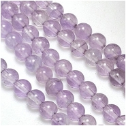 Lavender Amethyst 4mm Round Gemstone Beads (N) 16 inches