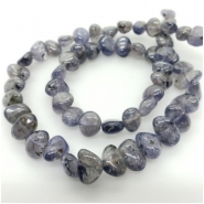 Iolite Chips and Nuggets Gemstone Beads (N) Approximate size 8 x 8mm to 8 x 12.4mm 16 inches