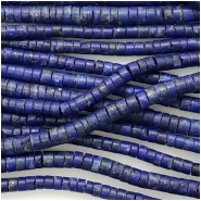 Lapis Lazuli Heishi Gemstone Beads (N) Approximate size 1.5 x 3mm to 3 x 4mm 14 to 14.5 inches