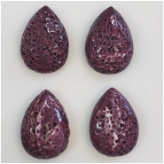 1 Spiny Oyster Shell Teardrop Cabochon (N) Approximate Size 17.90 x 25.13mm to 18.27 x 25.35mm CLOSEOUT