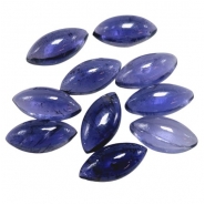 1 Iolite Marquis Loose Cut Gemstone Cabochon (N) 5x10mm