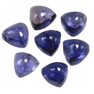 4 Iolite Trillion Loose Cut Thick Gemstone Cabochon (N) 5mm