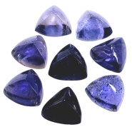 1 Iolite Trillion Sugarloaf Loose Cut Thick Gemstone Cabochon (N) 7mm