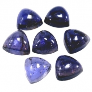 1 Iolite Trillion Loose Cut Thick Gemstone Cabochon (N) 7mm