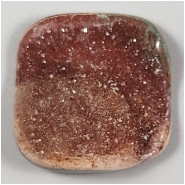 1 Druzy Agate Freeform Gemstone Cabochon (N) Approximate Size 28.54 x 28.5mm