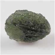 1 Moldavite Museum Quality Raw Freeform Gemstone Tektite Shard (N) Approximate size 25.82 x 33.67mm