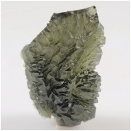 1 Moldavite Museum Quality Raw Freeform Gemstone Tektite Shard (N) Approximate size 29.7 x 45.4mm