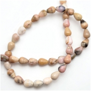 Rhodochrosite Teardrop Gemstone Beads (N) Approximate size 8 x 10mm 16 inches