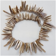 Mother of Pearl Dagger Beads (N) Approximate size 4.04 x 6.38mm to 6.80 x 38.40mm 15.5nches