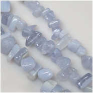 Chalcedony Large Nugget Chip Gemstone Beads (N) Approximate Size 6.5 to 16mm 15 to 16 inches