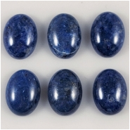 1 Dumortierite Oval Gemstone Cabochon (N) Approximate size 12 x 16mm