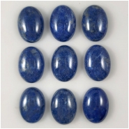 1 Dumortierite Oval Gemstone Cabochon (N) Approximate size 13 x 18mm