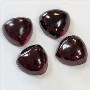 1 Garnet Trillion Gemstone Cabochons (N) Approximate size 9mm