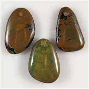 3 Turquoise Hubei Gemstone Pendant (S) Approximate size 18.3 x 29mm to 20.25 x 28.3mm