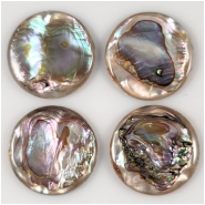 1 Mother of Pearl Round Cabochon (N) Approximate Size 25 to 25.2mm