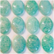 1 Amazonite 13 x 18mm Oval Gemstone Cabochon (N)