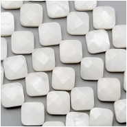 Mother of Pearl Bleached Diamond Beads (N) Approximate Size 12.2 to 12.6mm 16 inches