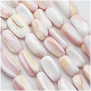 Pink Conch Shell Freeform Nugget Beads (N) Approximate size 5.6 x 12.6mm to 9.8 x 20mm 16 inches