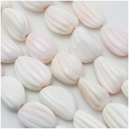 Pink Conch Shell Carved Nugget Beads (N) Approximate size 10 x 12.7mm to 12.8 x 19.8mm 16 inches