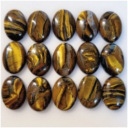 1 Tiger Iron 13 x 18mm Oval Gemstone Cabochon (N)