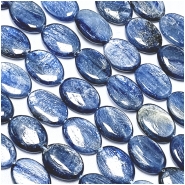 Kyanite 10 x 14mm Oval Gemstone Beads (N) 16 inches