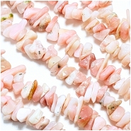Peruvian Pink Opal Chip Gemstone Beads (N) 1.3 to 14mm 35 inches