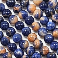 Sunset Sodalite Round Gemstone Beads (N) 4mm 15.5 inches