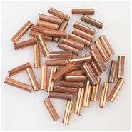 50 Copper Tube Beads (N) Appproximate size 6.3 to 9.5mm CLOSEOUT