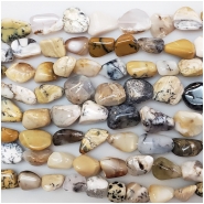 Yellow Dendritic Opal Nugget Gemstone Beads (D) Approximate size 8.72 x 10.75mm to 15.08 x 20.75mm 15 to 15.5 inches read description