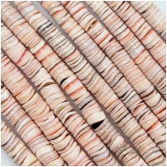 Conch Shell Graduated Heishi Beads (N) Approximate Size 4 to 7mm 16 inches