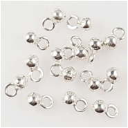 13 Sterling Silver Drops Closed Loop Approximate size 3mm Ball