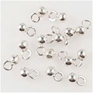 20 Sterling Silver Drops Closed Loop Approximate size 3mm Ball