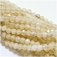 Citrine Faceted Round 2mm Gemstone Beads (H) 15.5 inches
