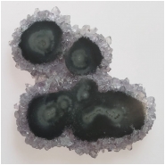 1 Amethyst Stalactite Extra Large Gemstone Slice (N) Approximate size 68 x 63.3mm