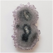 1 Amethyst Stalactite Large Gemstone Slice (N) Approximate size 32.9 x 53.92mm
