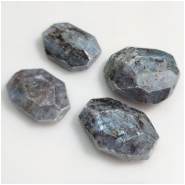 4 Kyanite Faceted Slab Gemstone Beads (N) Approximate size 18.4 x 26.55mm to 20.64 x 30.52mm