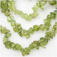Peridot Chip Gemstone Beads (N) Approximate size 1.5 to 14.7mm 7.5 inches