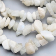 Rainbow Moonstone Chip Gemstone Beads (N) Approximate size 1.2 to 12.6mm 7.5 inches