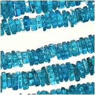 Neon Apatite AA 4mm Square Heishi Gemstone Beads (N) 16 inches