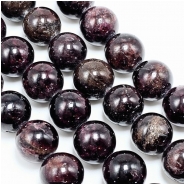 Garnet Round Gemstone Beads (N) 12mm 15.5 inches