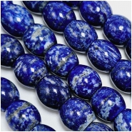 Lapis Barrel Gemstone Beads (N) 12mm 16 inches