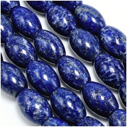 Lapis Barrel Gemstone Beads (N) 12 x 17mm 15.75 inches