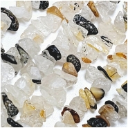 Rutile Quartz Chip Gemstone Beads (N) 1.1 to 12.5mm 36 inches