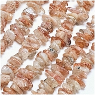 Sunstone Chip Gemstone Beads (N) 1 to 10.5mm 16.5 inches
