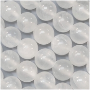 Satin Spar Selenite AAA 10mm Round Gemstone Beads (W) Approximate Size 10.2 to 10.6mm, 7.75 inches