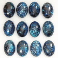 1 Chrysocolla Oval Gemstone Cabochon (S) 13 x 18mm