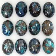 1 Chrysocolla Oval Gemstone Cabochon (S) 12 x 16mm