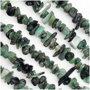 Emerald Chip Gemstone Beads (N) 1.3 to 14mm 34 inches