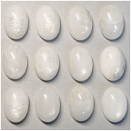 1 Moonstone AA Oval Gemstone Cabochon White (N) 10 x 14mm