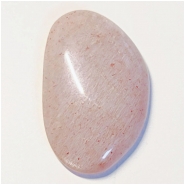 1 Moonstone AA Freeform Oval Gemstone Cabochon Peach (N) 22.4 x 35.3mm